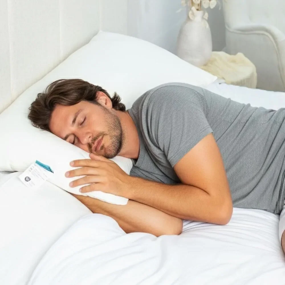 Marshmalloo Cooling Adjustable Pillow for Neck & Shoulder Support Standard Soft